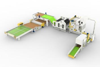 Производствена линия за одеяла HJBR-1230*1850